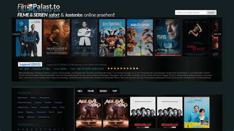 Filmpalast Streaming Plattform Oberfl&Atilde;&curren;che